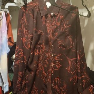 EUC A NEW DAY Medium button-down shirt